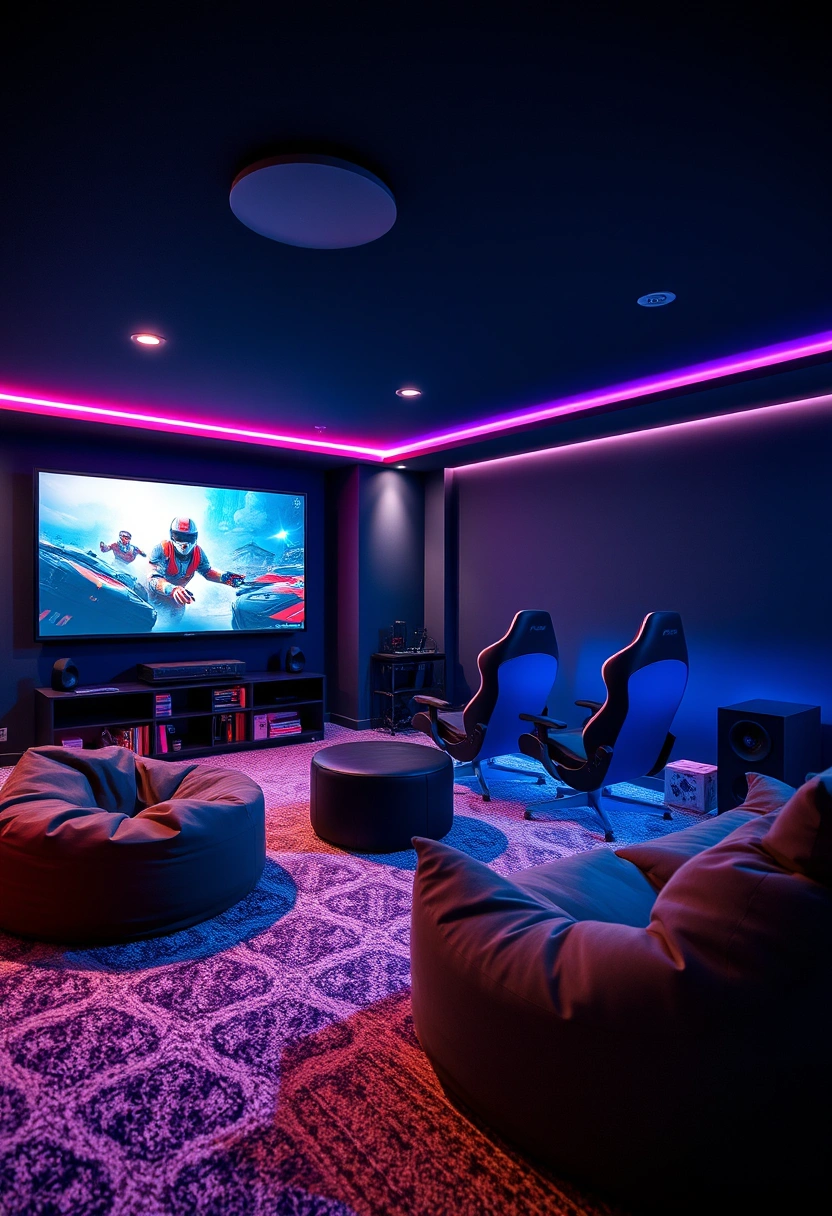 cool basement ideas hangout room 15