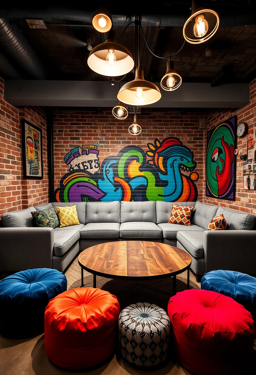 cool basement ideas hangout room 3