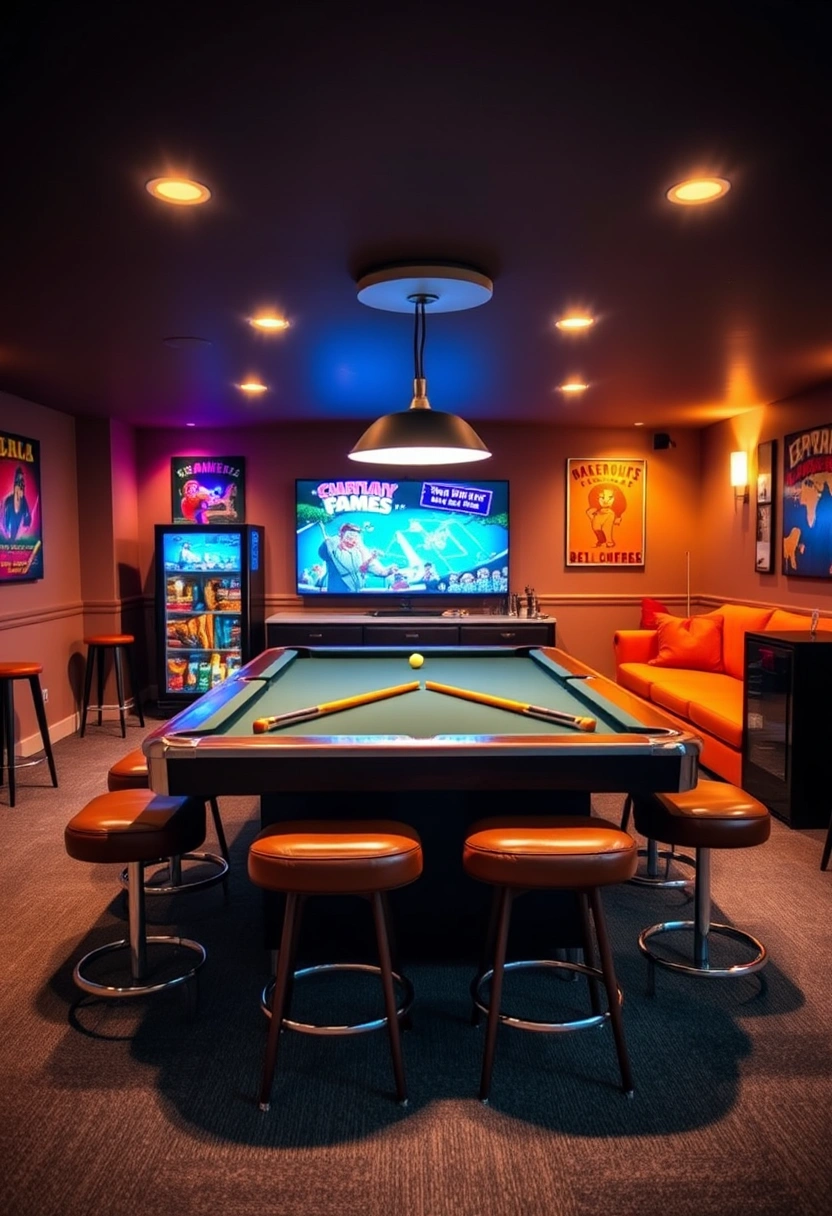 cool basement ideas hangout room 9