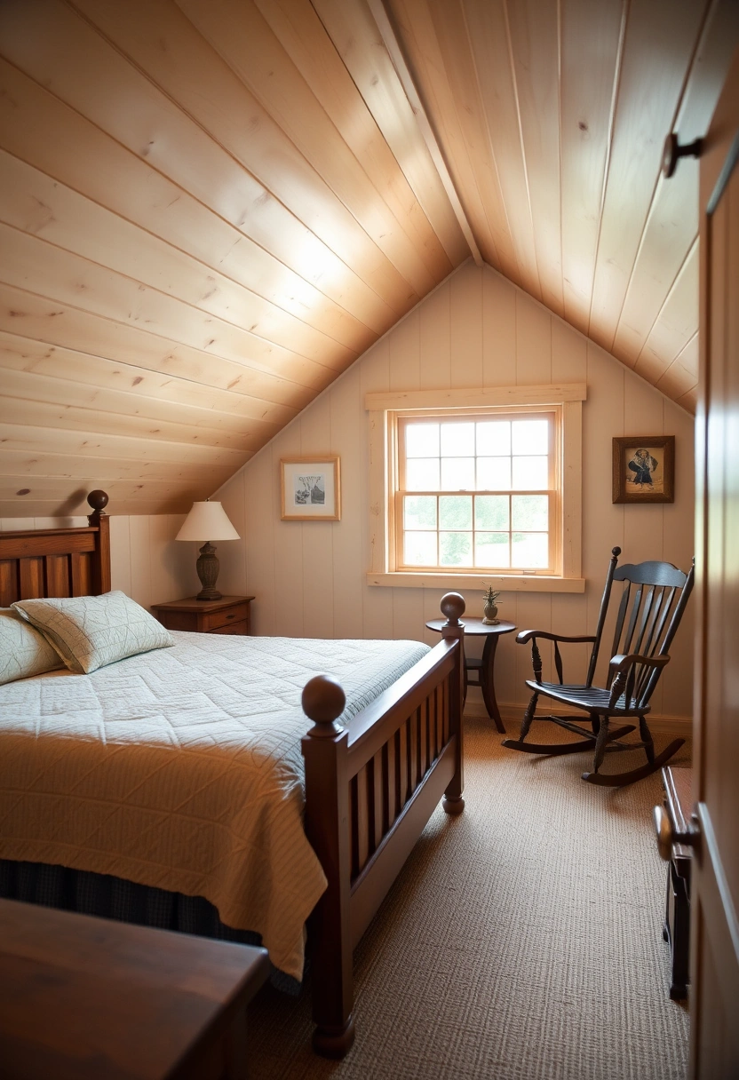 cottage attic bedroom 10