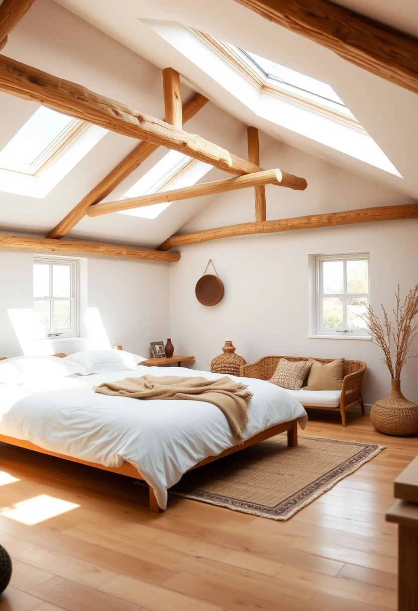 cottage attic bedroom 16