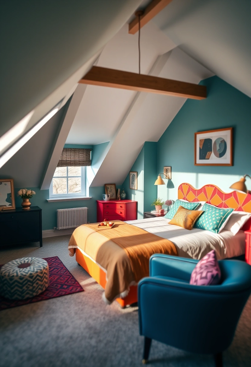 cottage attic bedroom 18