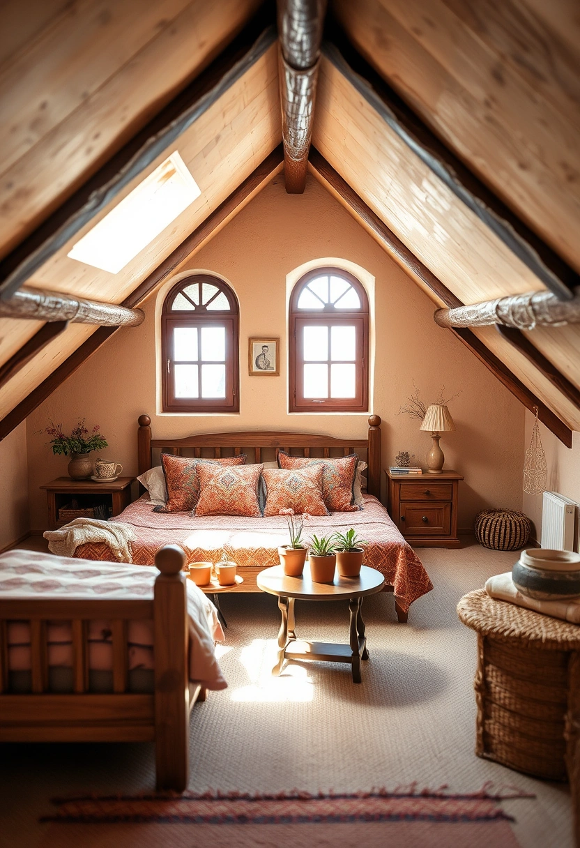 cottage attic bedroom 19