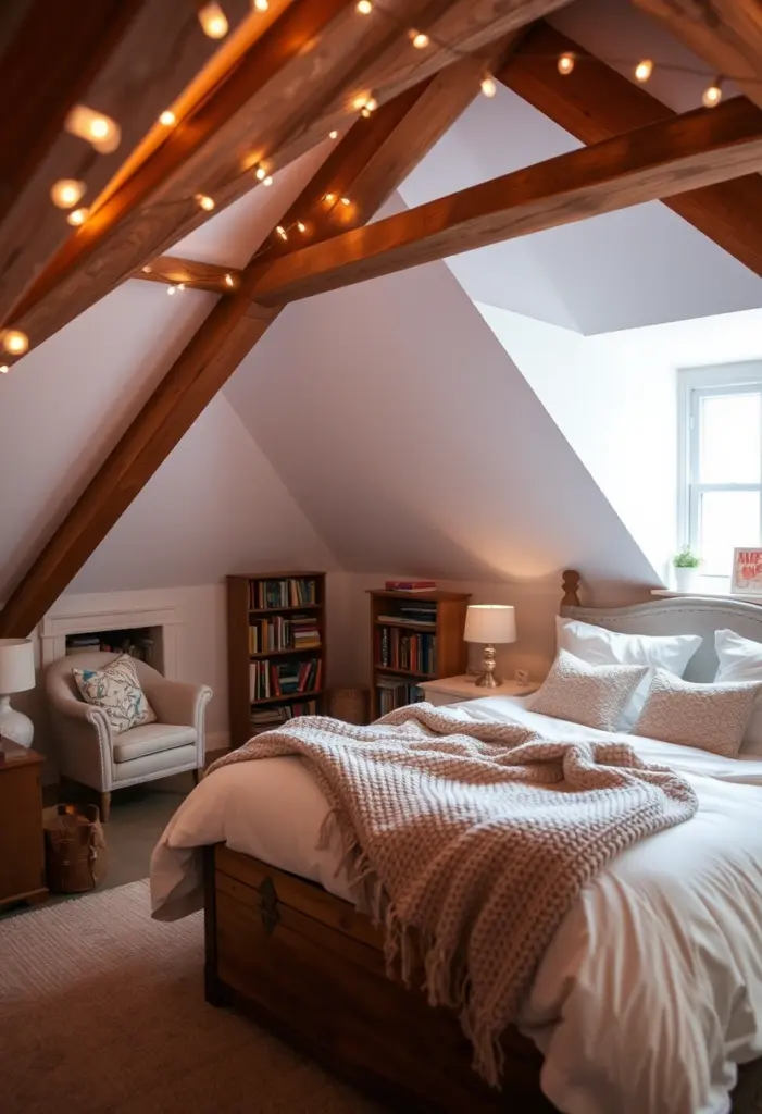 cozy attic bedroom 1