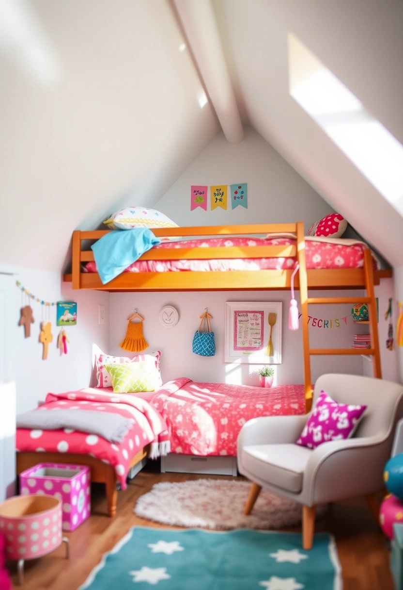 cute attic bedroom ideas 18