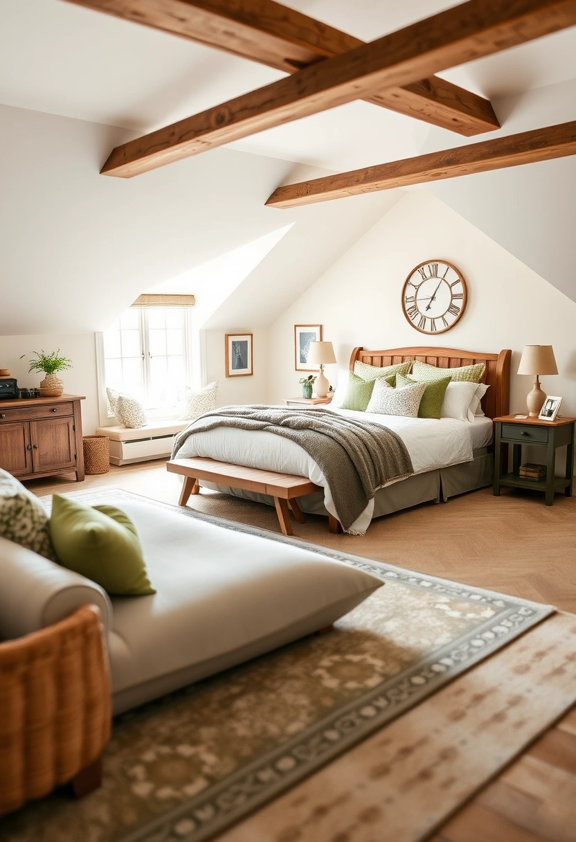 farmhouse attic bedroom 17