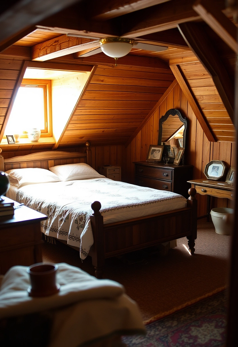 farmhouse attic bedroom 18