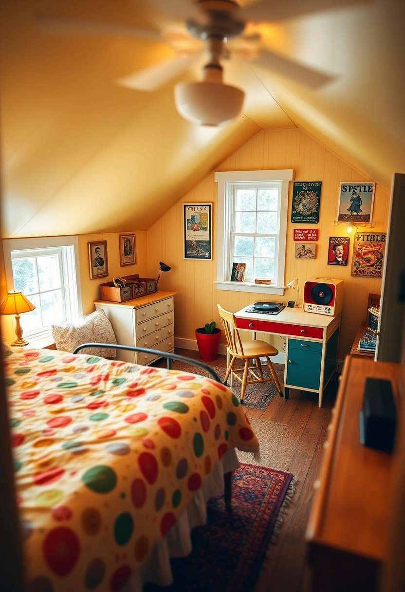 farmhouse attic bedroom 20