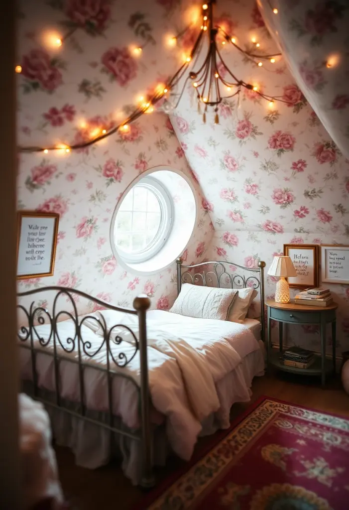 girls attic bedroom ideas 1