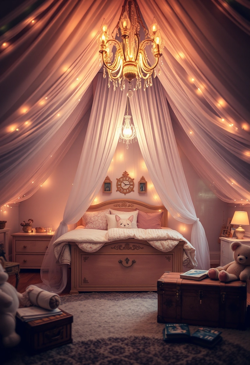 girls attic bedroom ideas 3