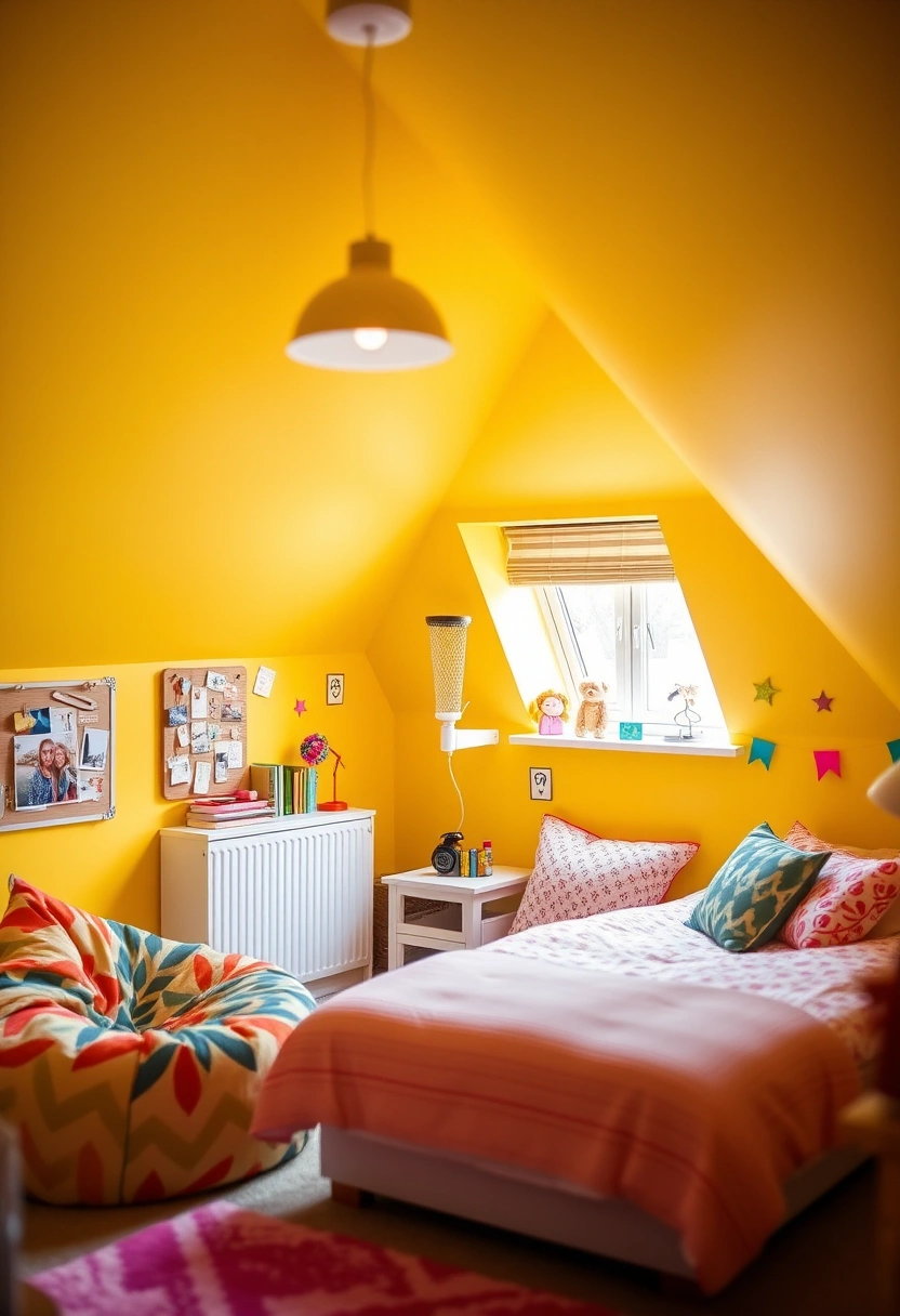 girls attic bedroom ideas 5