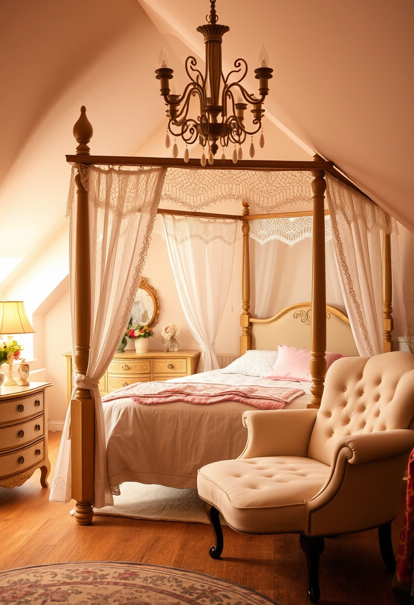 girls attic bedroom ideas 7