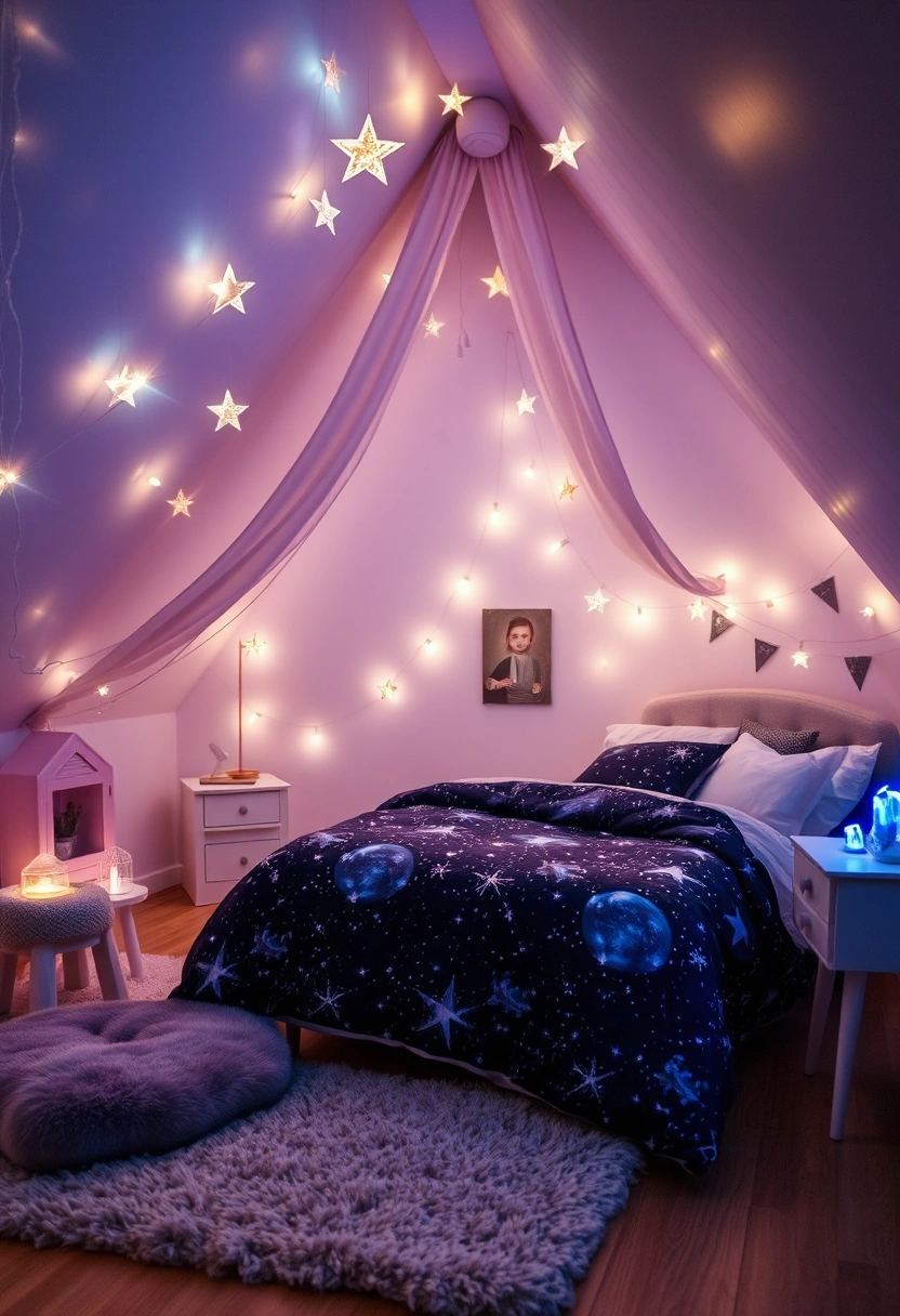 girls attic bedroom ideas 9