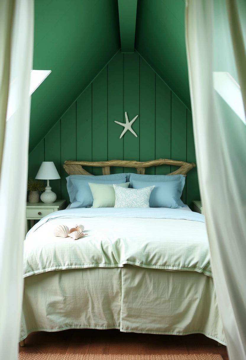 green attic bedroom 9