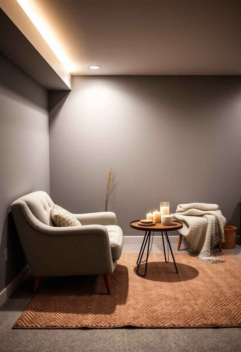 grey basement ideas 18