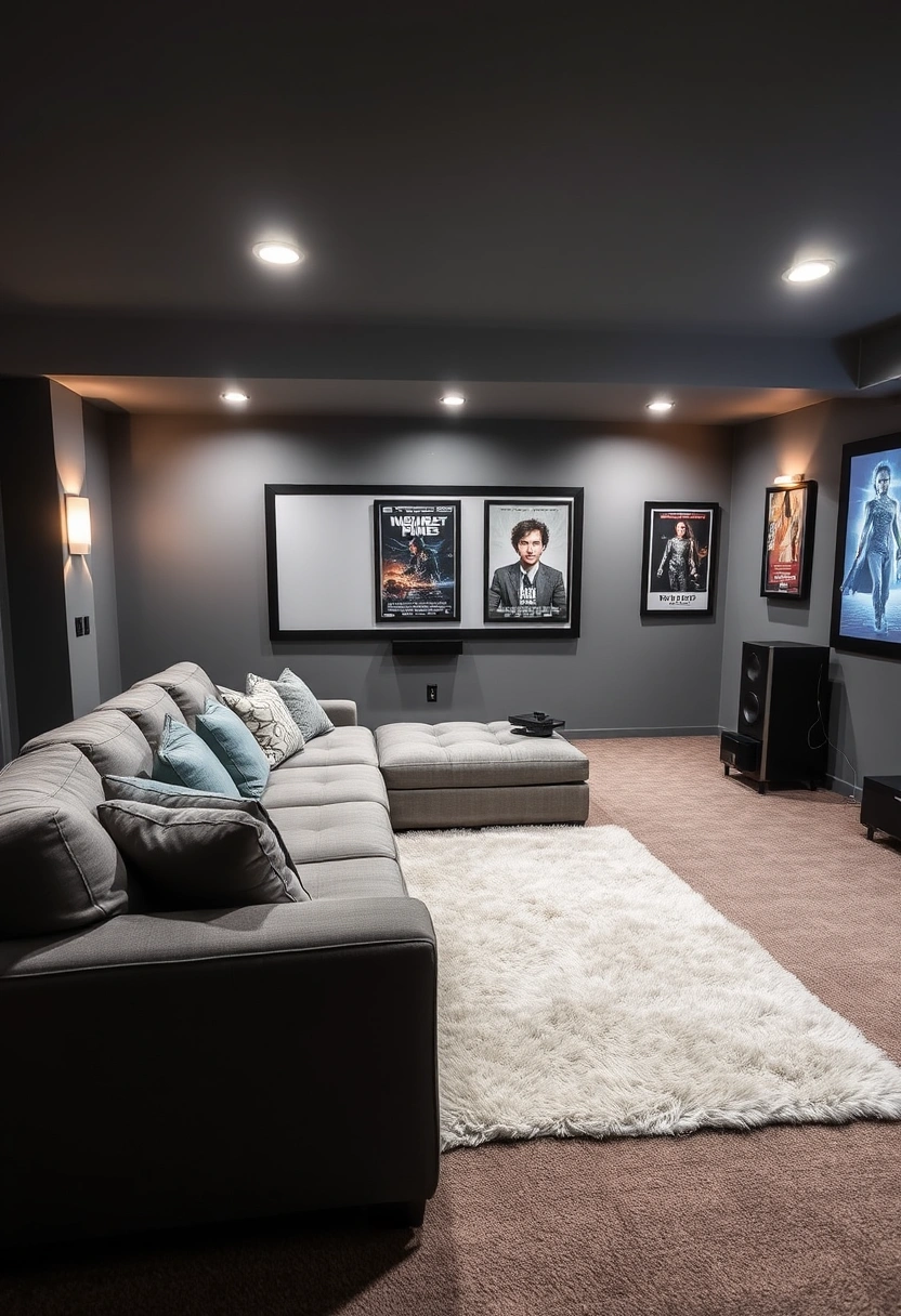 grey basement ideas 3