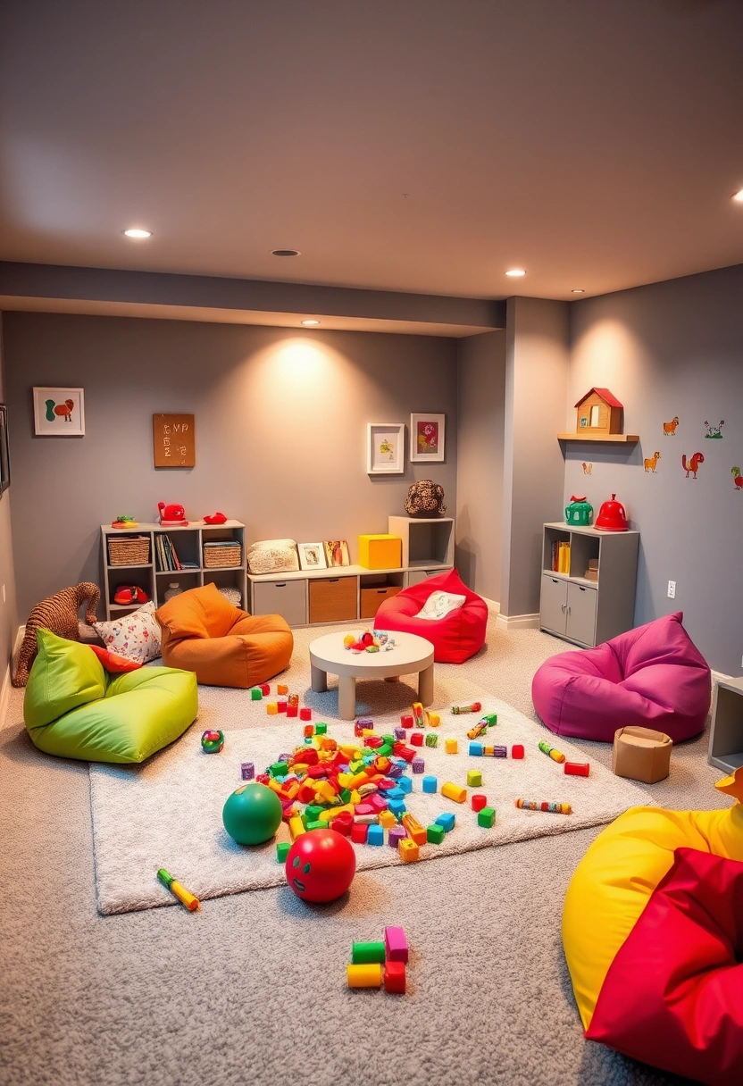 grey basement ideas 6