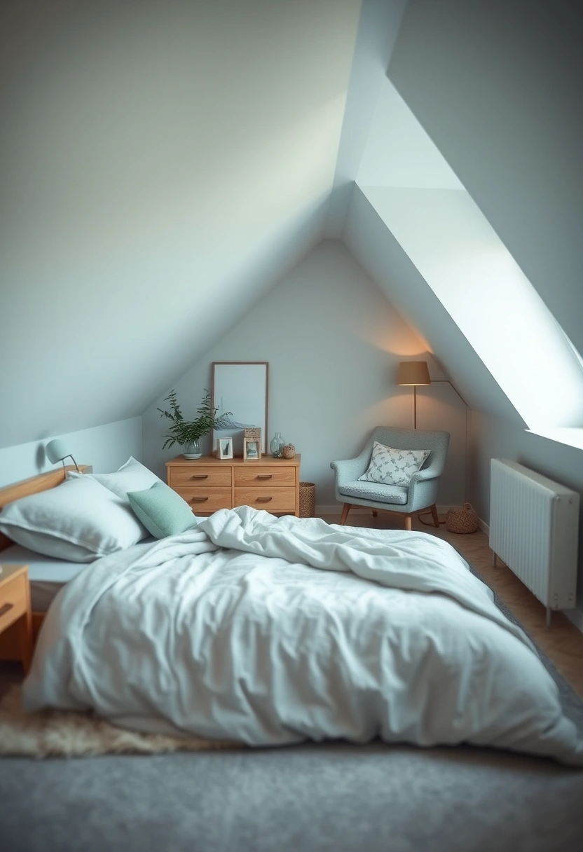 low attic bedroom ideas 16