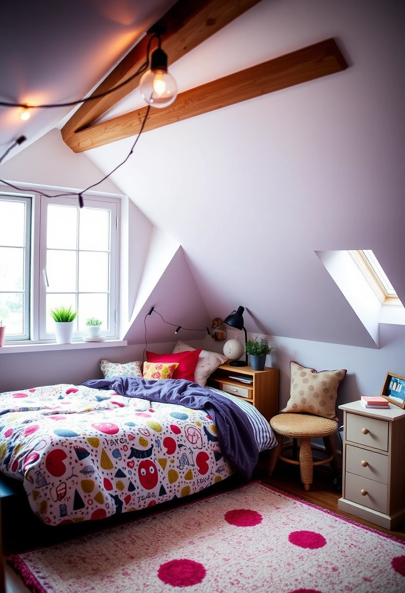 low attic bedroom ideas 19