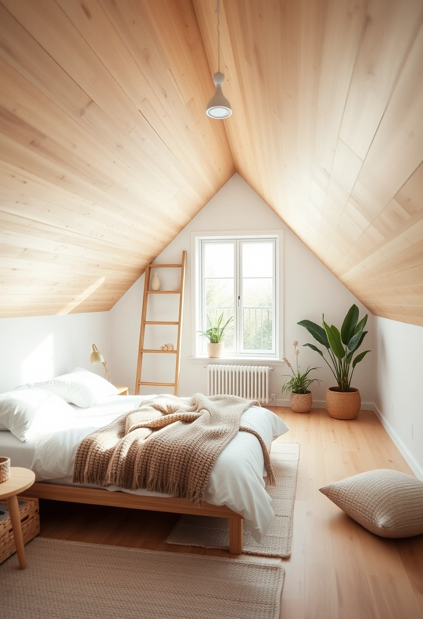 low ceiling attic bedroom 11