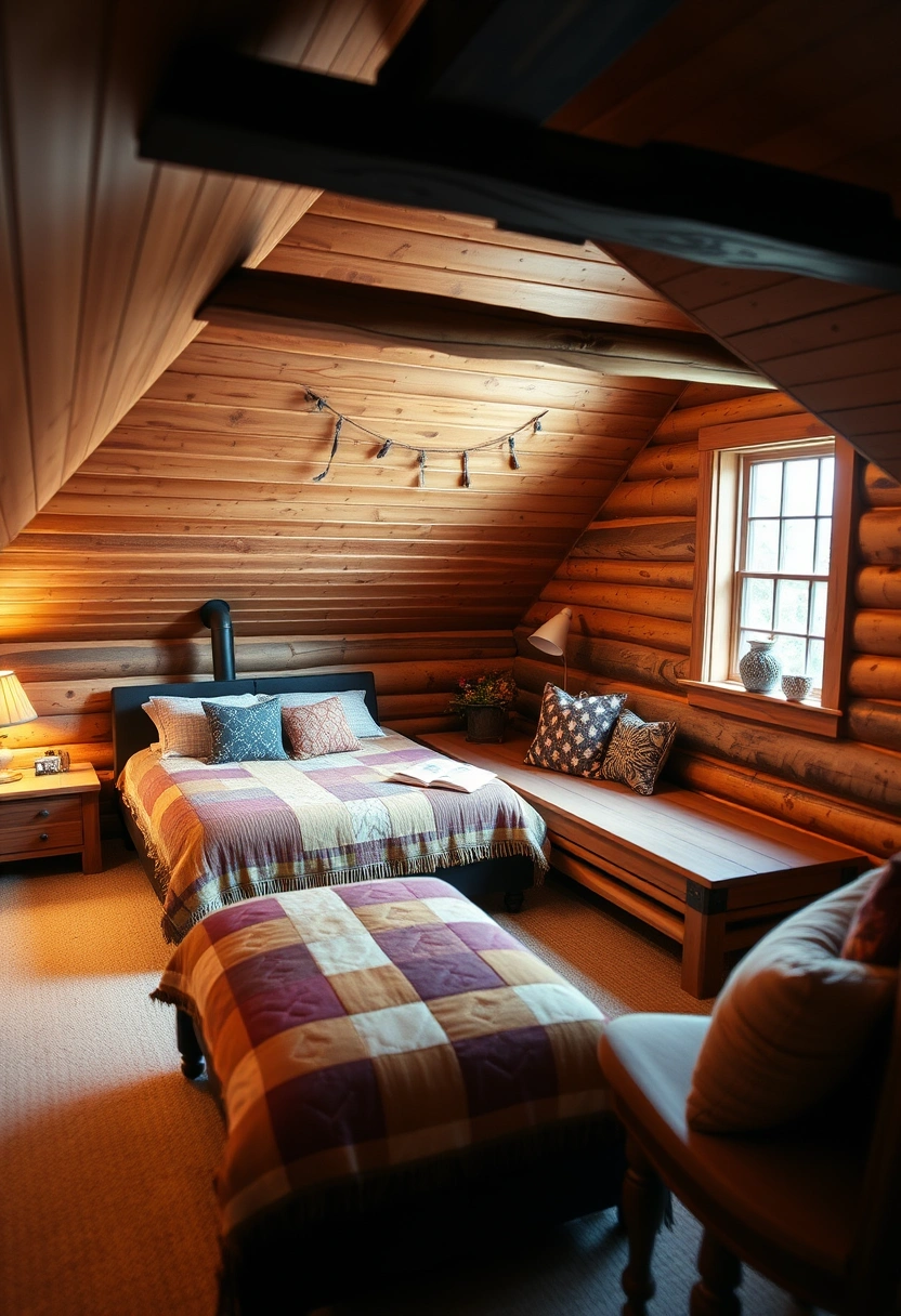 low ceiling attic bedroom 13