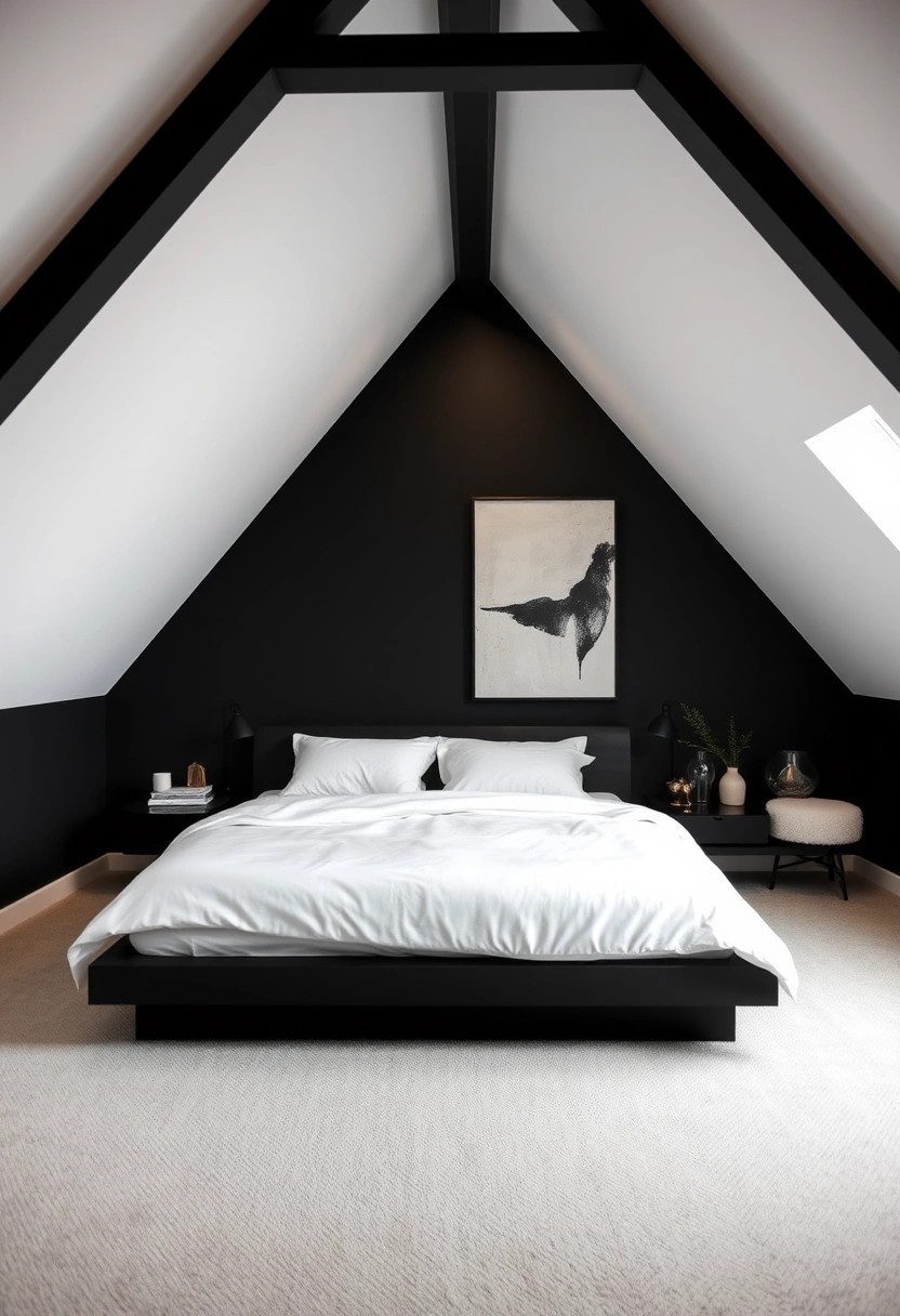 low ceiling attic bedroom 15