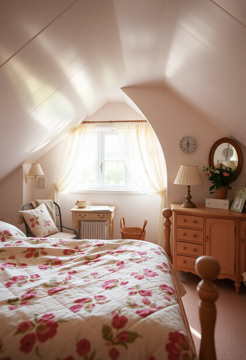 low ceiling attic bedroom 16