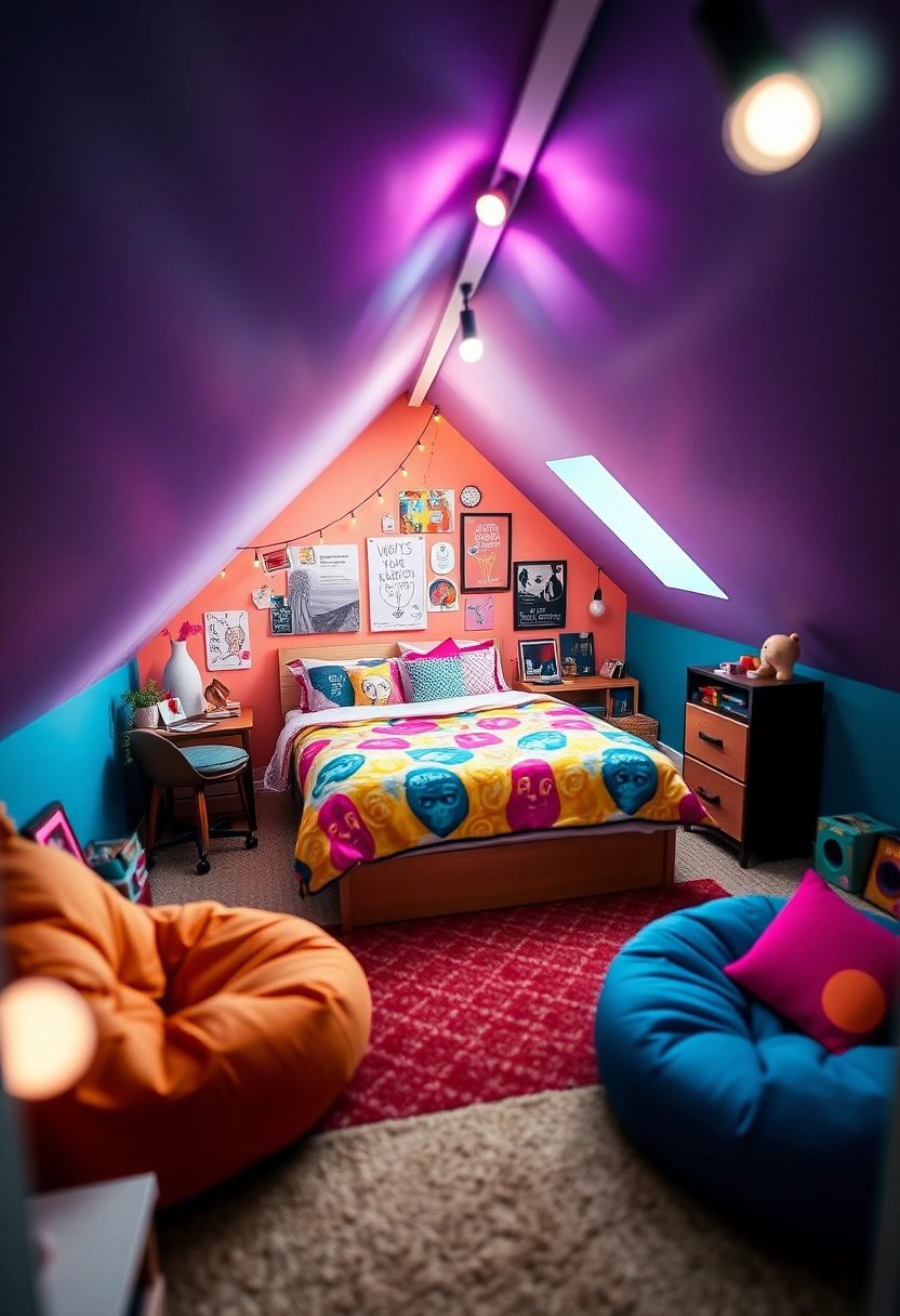 low ceiling attic bedroom 19