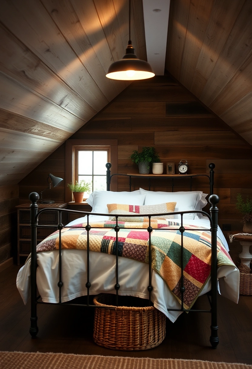 low ceiling attic bedroom 2