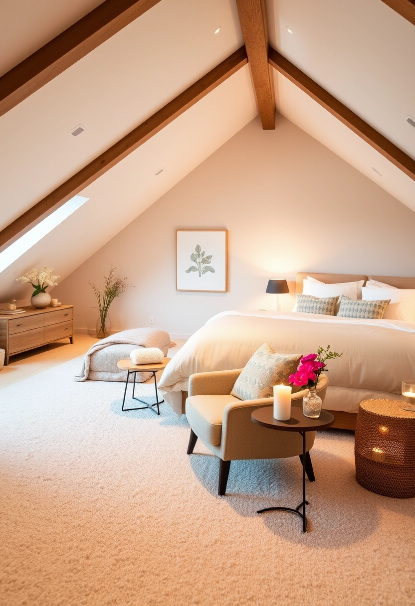 modern attic bedroom ideas 18