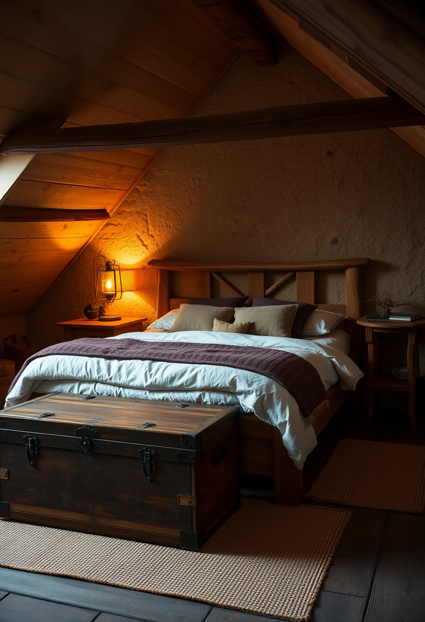 moody attic bedroom 15