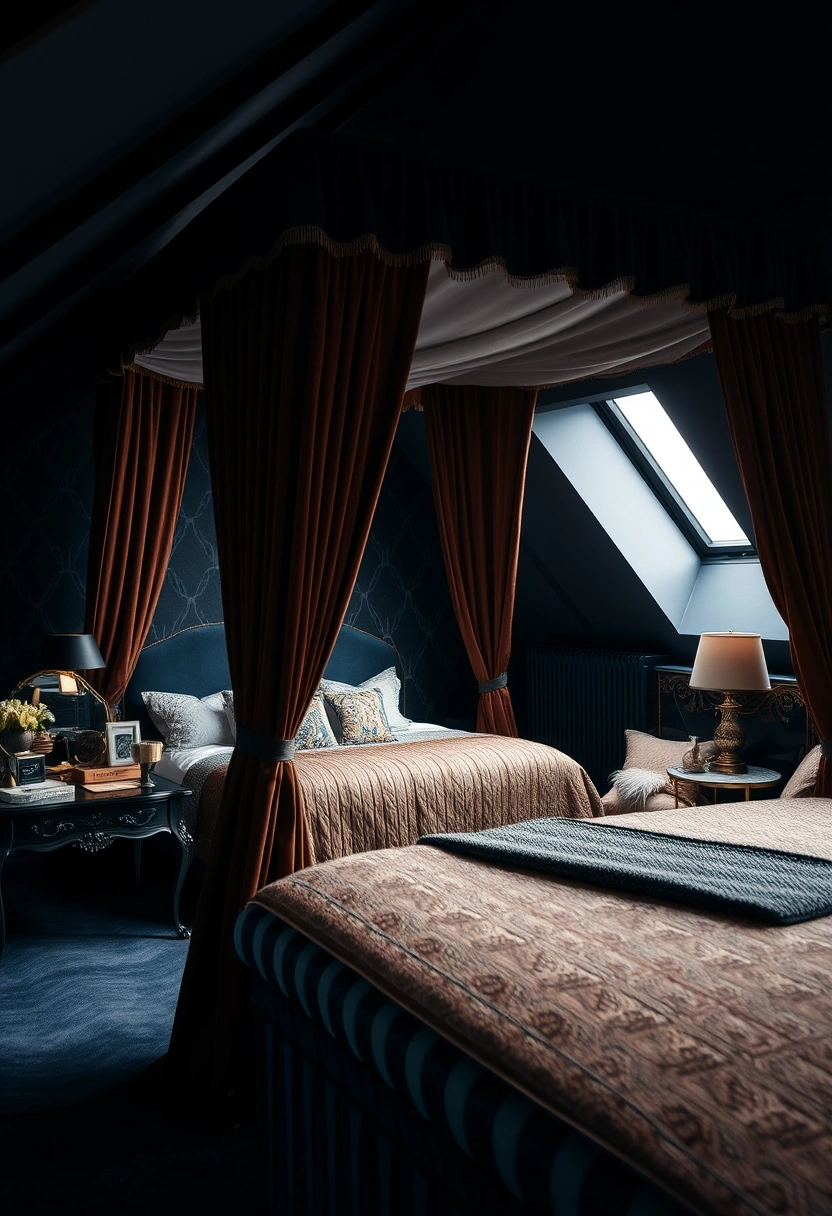 moody attic bedroom 5