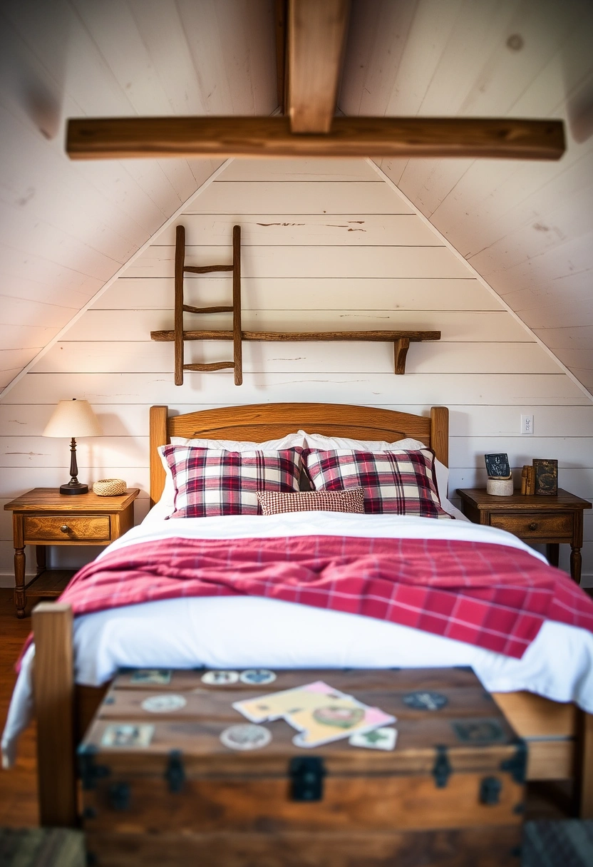 rustic attic bedroom 10