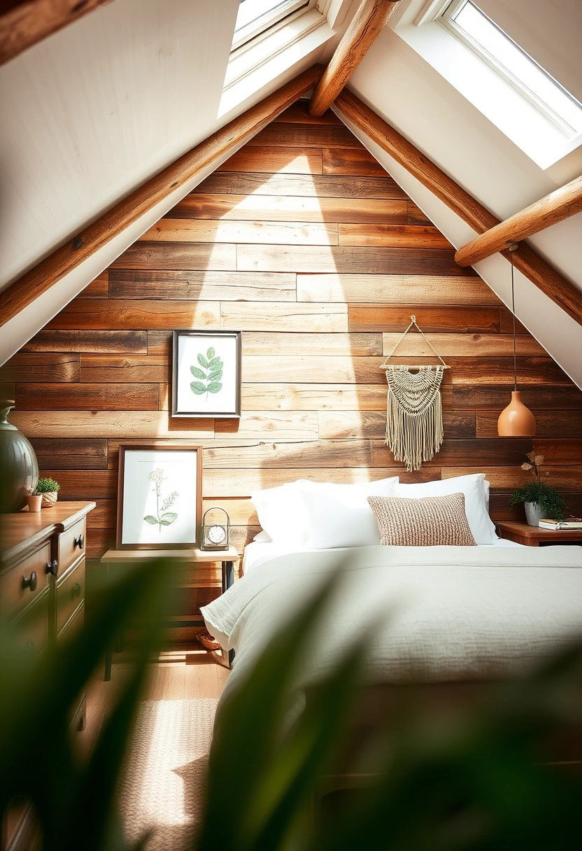 rustic attic bedroom 11