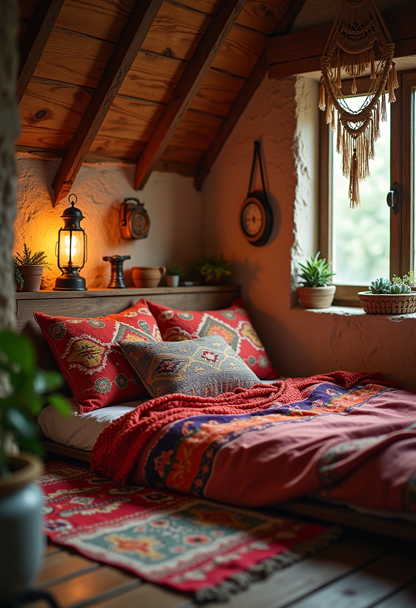 rustic attic bedroom 12