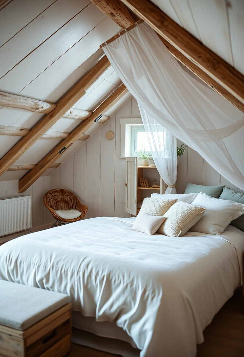 rustic attic bedroom 13