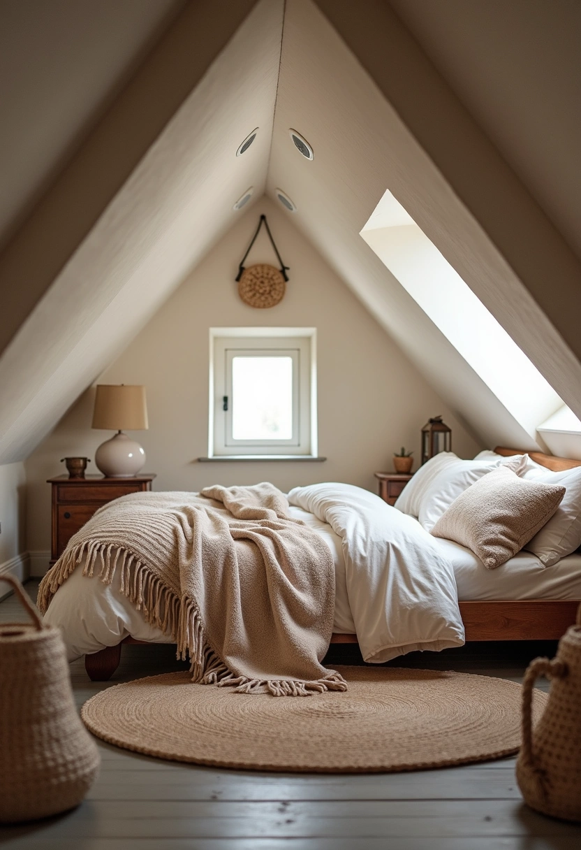 rustic attic bedroom 19