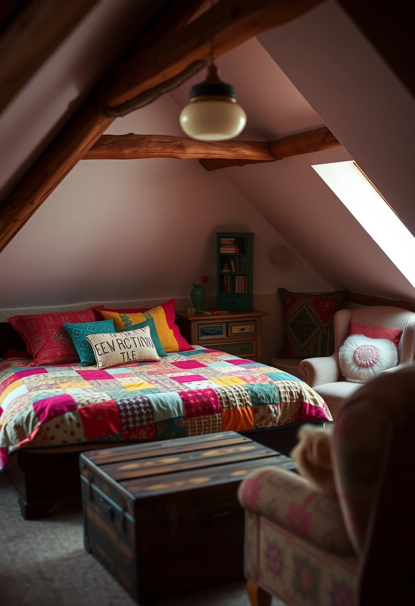 rustic attic bedroom 20