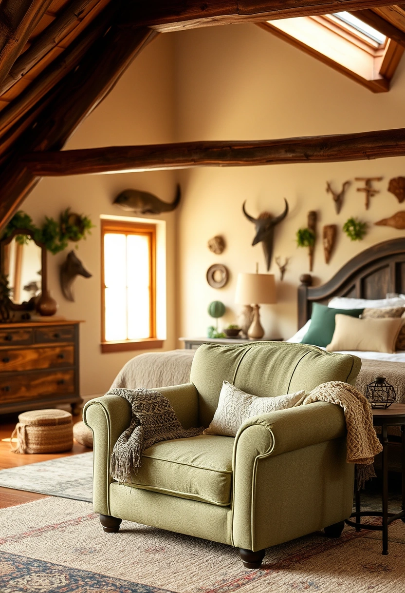 rustic attic bedroom 7