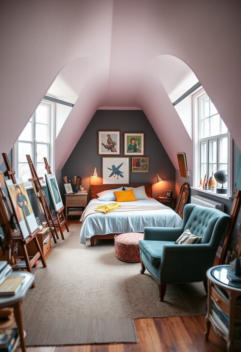 small attic bedroom ideas 14