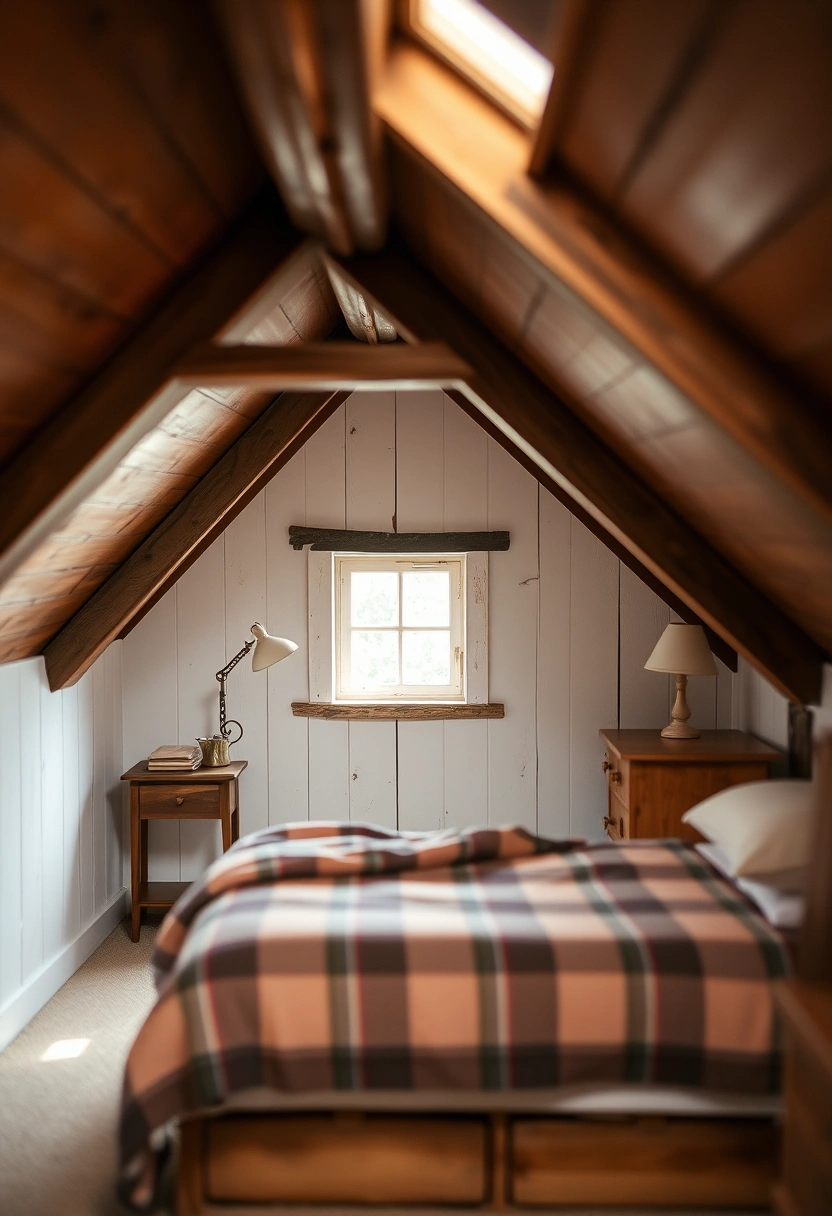 small attic bedroom ideas slanted walls low ceilings 17