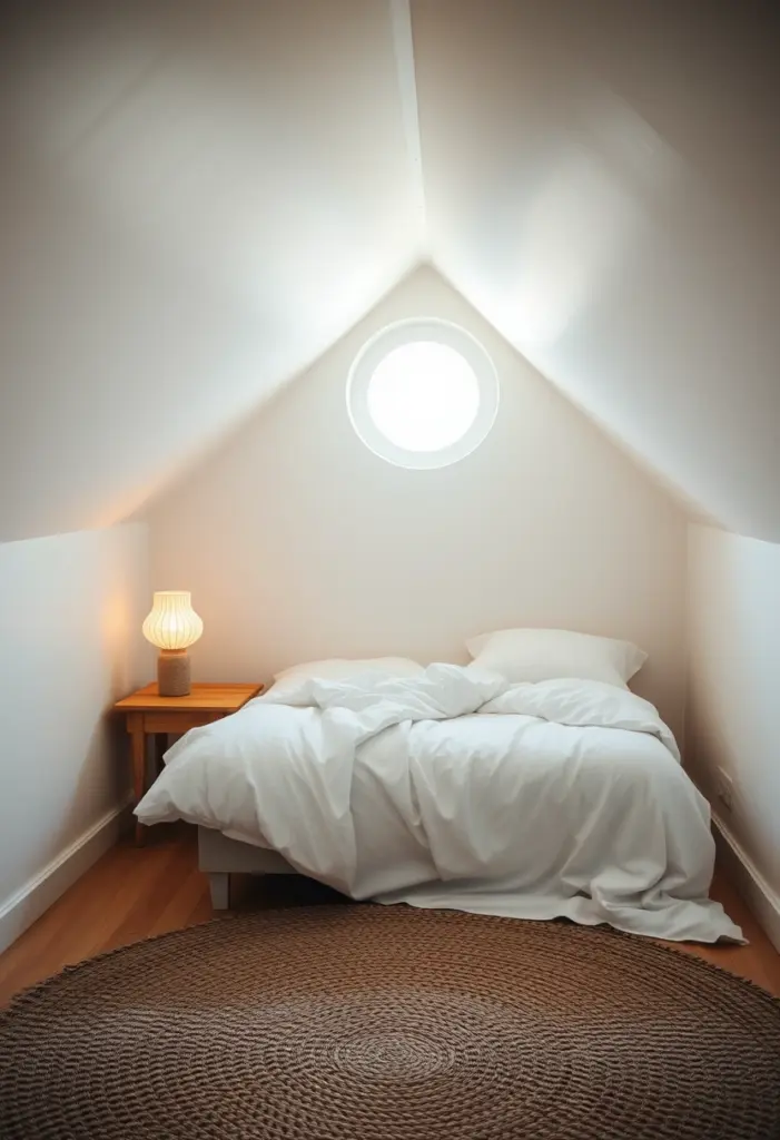 tiny attic bedroom 1