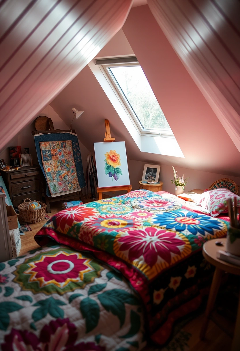 tiny attic bedroom 16