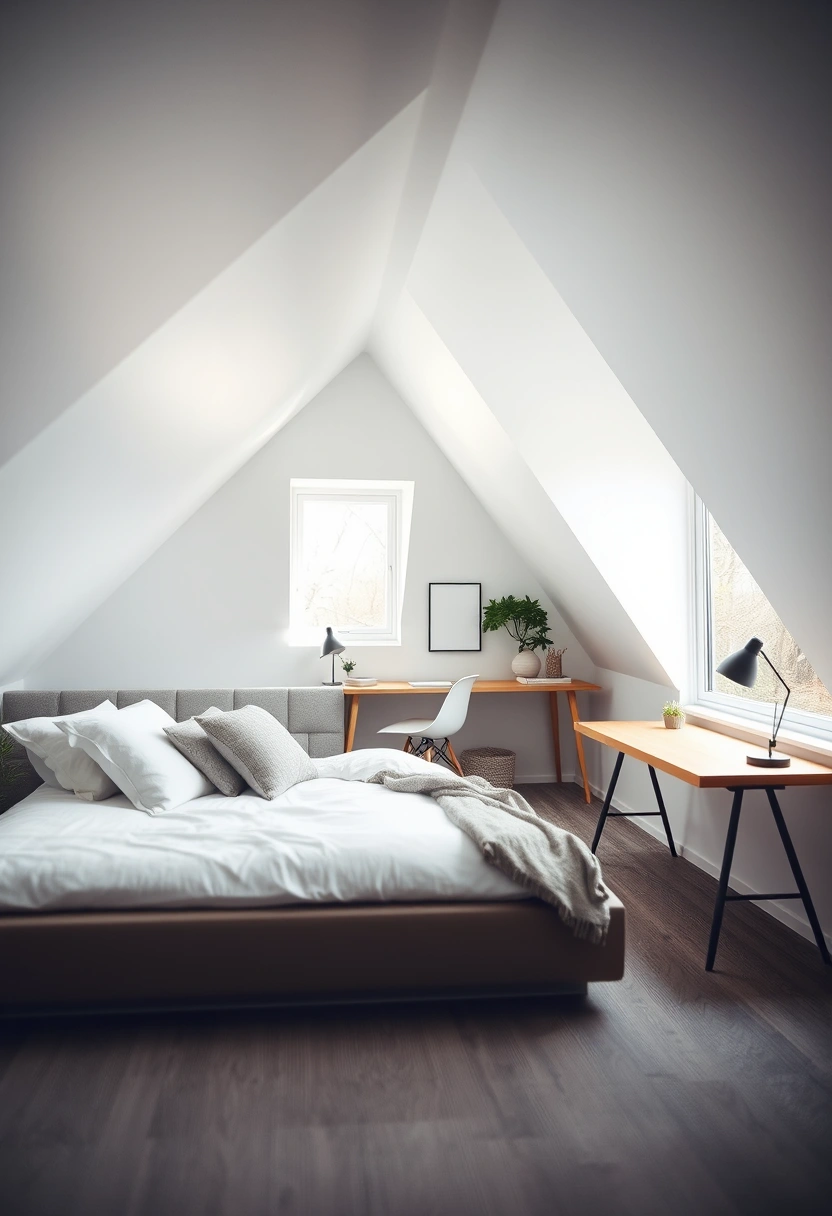 tiny attic bedroom 18