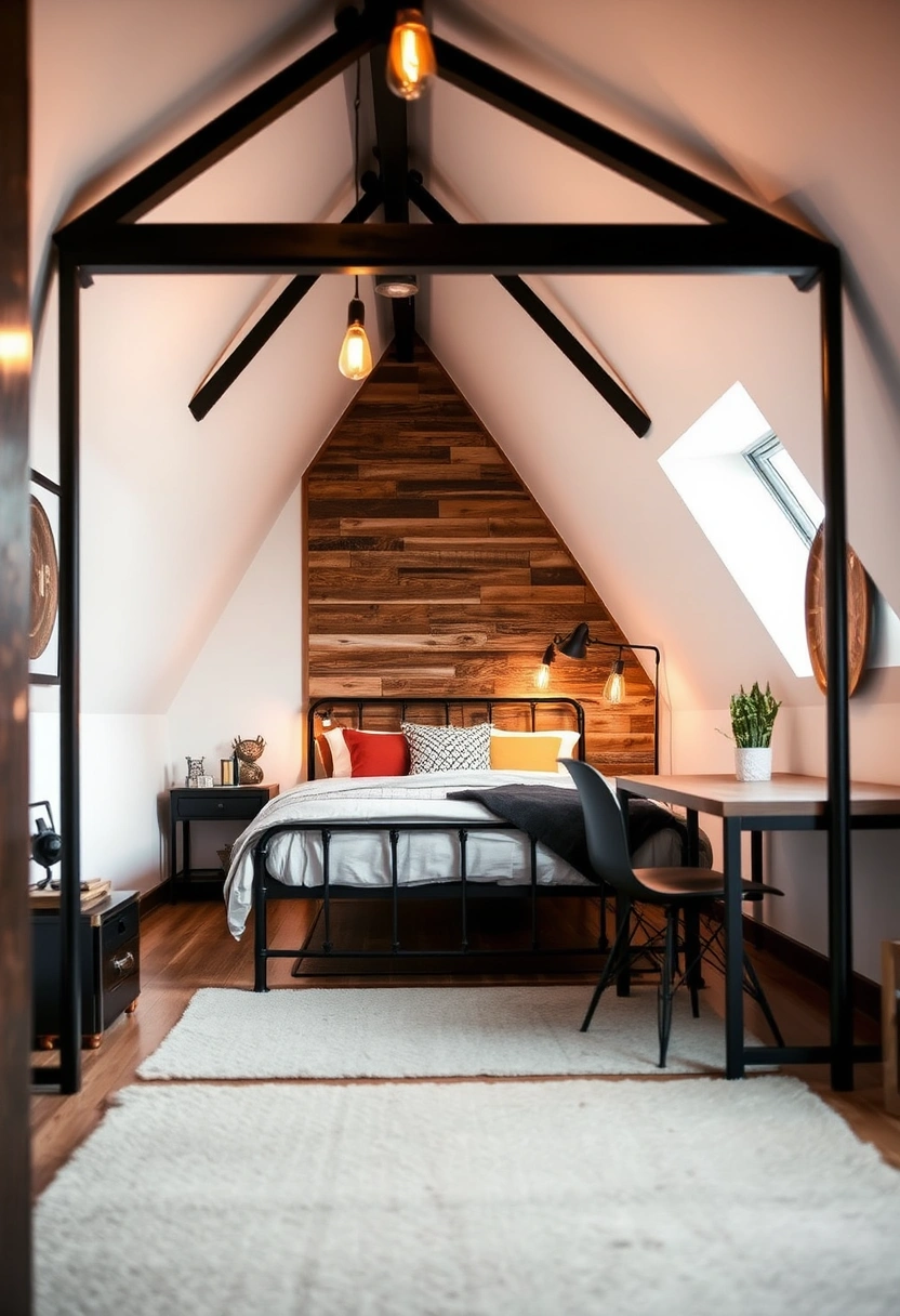 tiny attic bedroom 20