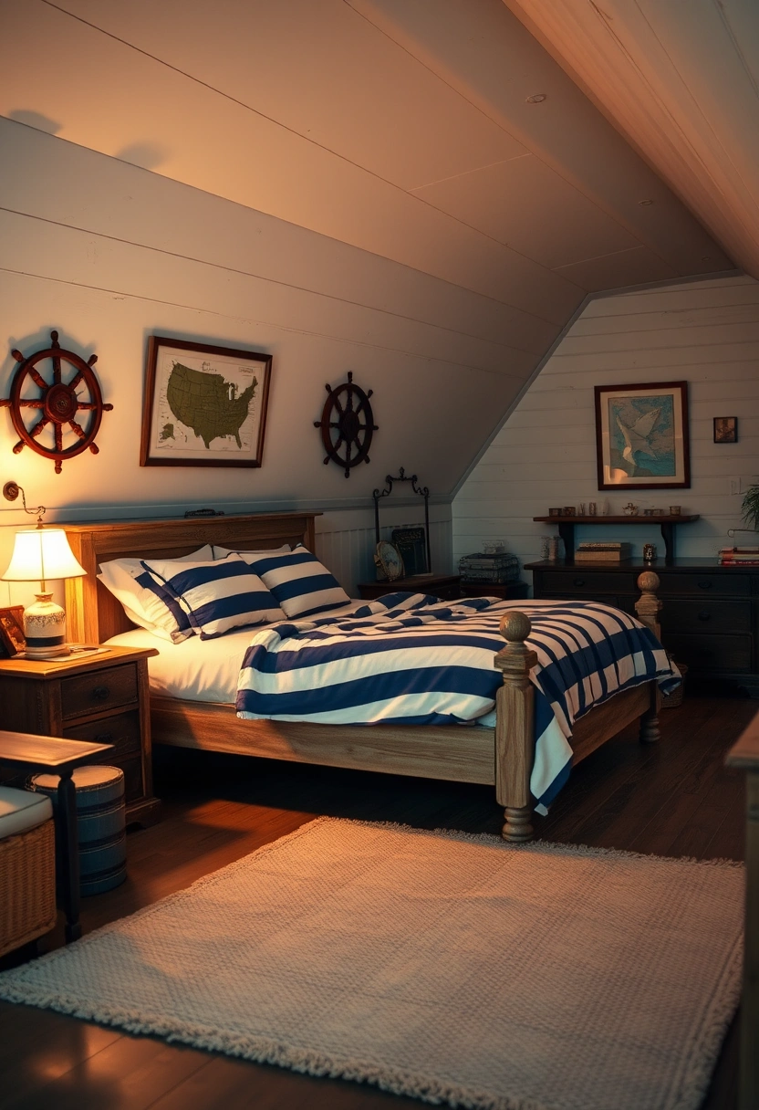 vintage attic bedroom 10