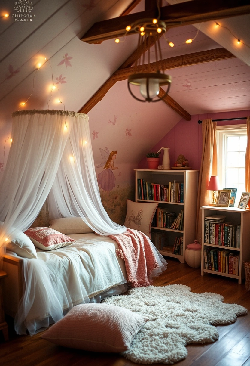 vintage attic bedroom 13