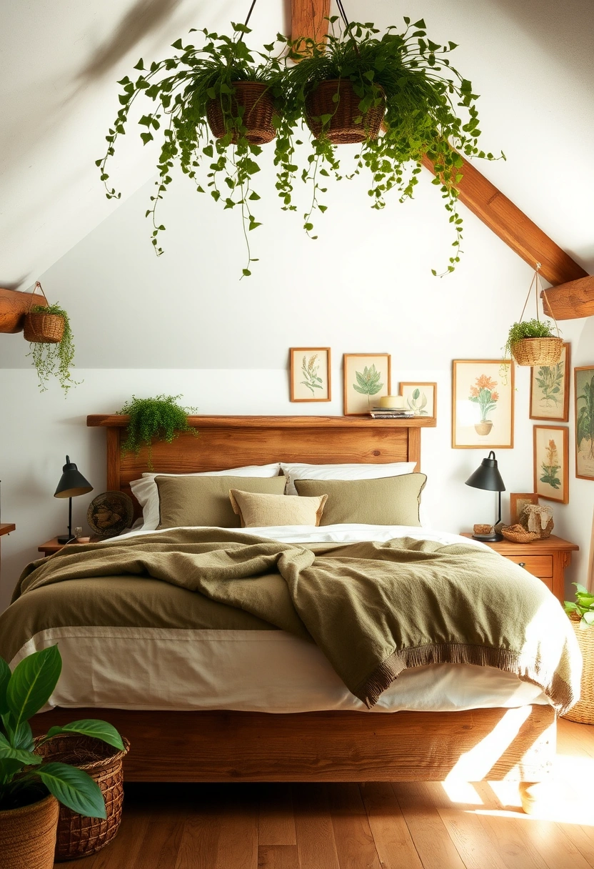 vintage attic bedroom 16