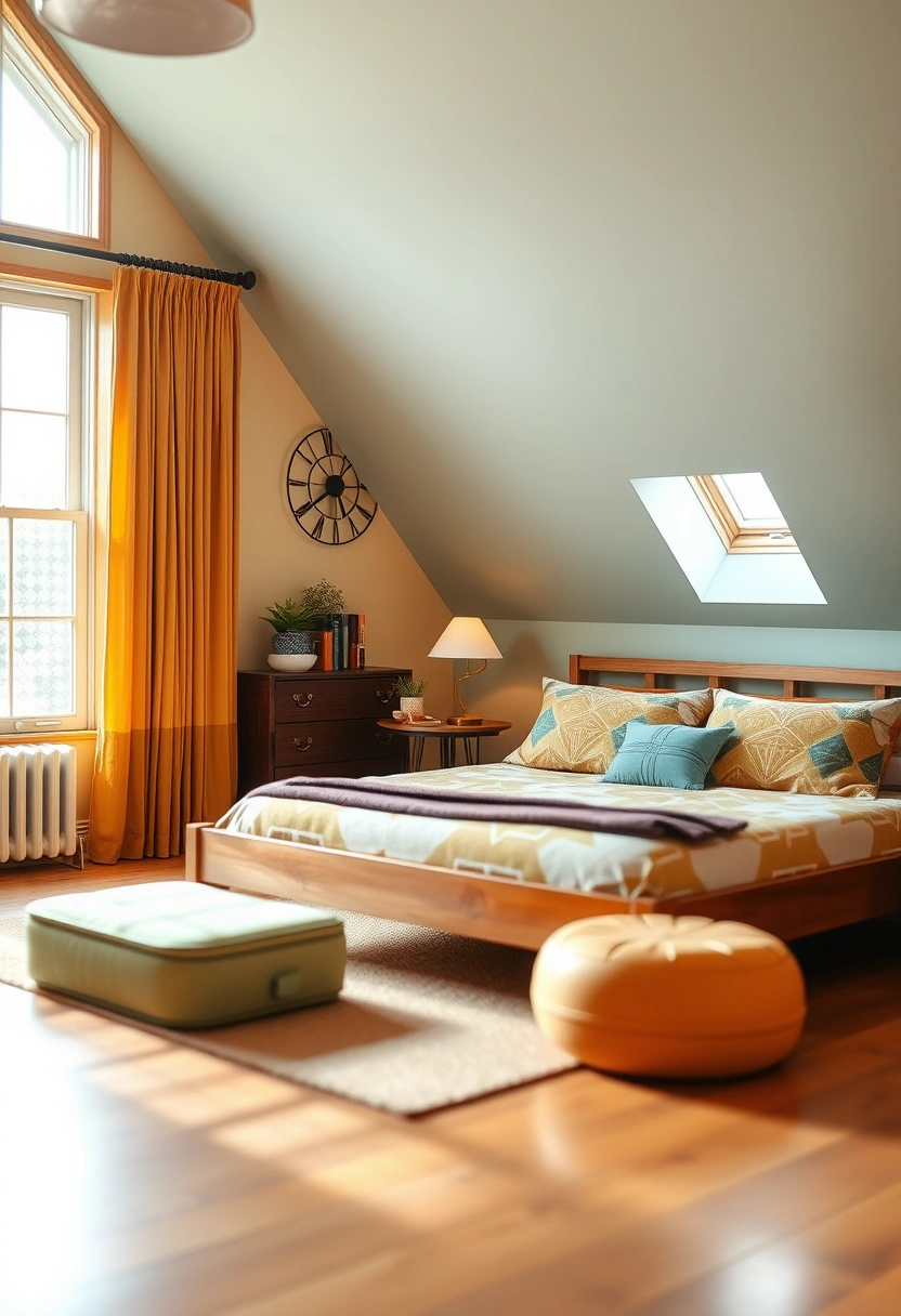 vintage attic bedroom 17