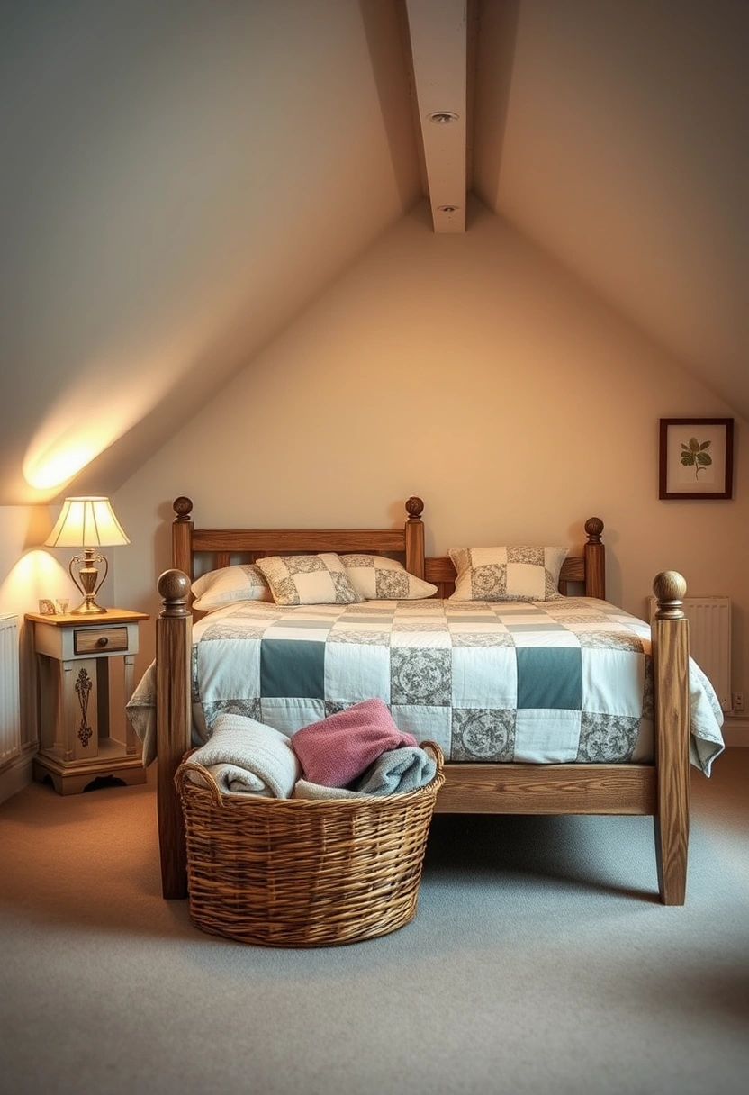 vintage attic bedroom 2